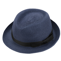 Diamond head straw choreography small courtesy hat high-end fashion sunhat 100 hitch a jazz hat autumn winter out of the hat casual denim