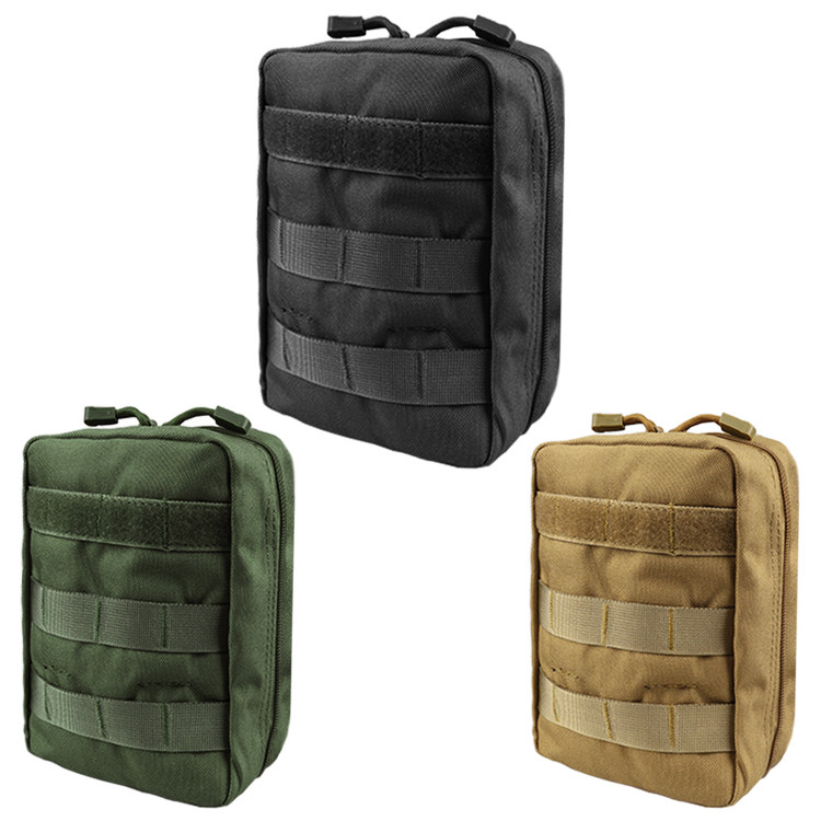 Indoor Outer Medical Package First Aid Package Lifesaving Bag Nylon Anti Splash MOLLE Accessories Package Containing Purse Strings