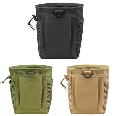 Small debris recycling bag outdoor waterproof molle camouflage accessory bag waist hanging kit
