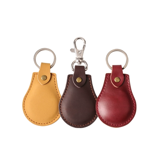 Картхолдер, креативный брелок, маленький чехол для проездного, из натуральной кожи, для удостоверения личности