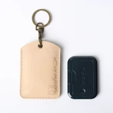 Картхолдер, индукционный защитный чехол, из натуральной кожи, bluetooth