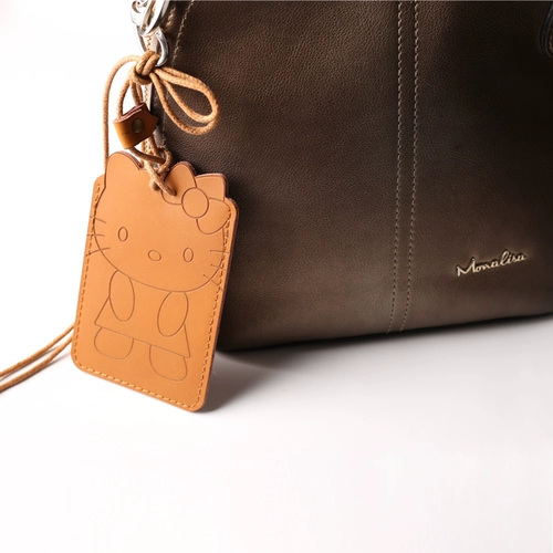 Мультяшный ультратонкий чехол для проездного и картхолдер, из натуральной кожи