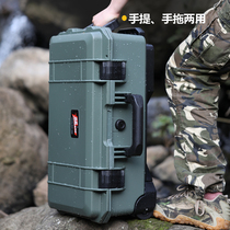 Equipment Hand safety protective case multifunction camera Wolf waterproof instrument case pull rod photographic Jun 5 gold tool box