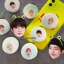 Original self-made bulletproof Youth League mobile phone holder Ami stick drops glue with surrounding Jintaiheng Tian Guo Zhimin