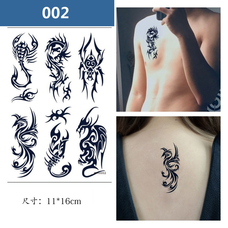 2021 new totem juice tattoo stickers waterproof anti-sweat long-lasting simulation semi-permanent tattoo paste stickers Diablo series