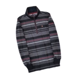 Элитный качественный трикотажный лонгслив с молнией для отдыха, осенний, высокий воротник, оверсайз