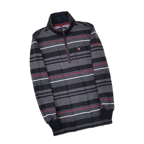 Элитный качественный трикотажный лонгслив с молнией для отдыха, осенний, высокий воротник, оверсайз