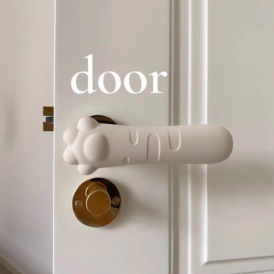 door handle protective sleeve handle door handle the glove room door pull glove cushion security door room anti-crash silicone door handle the sleeve-Taobao
