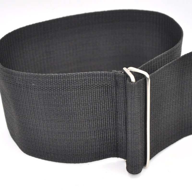 Pallet truck strap Double iron buckle strap Cargo belt pull-up storage Large cargo tighten fixed tie rope Black