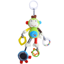 Baby hanging toy bed hanging newborn baby stroller pendant Wind bell Plush fabric bed bell Baby puzzle rattle