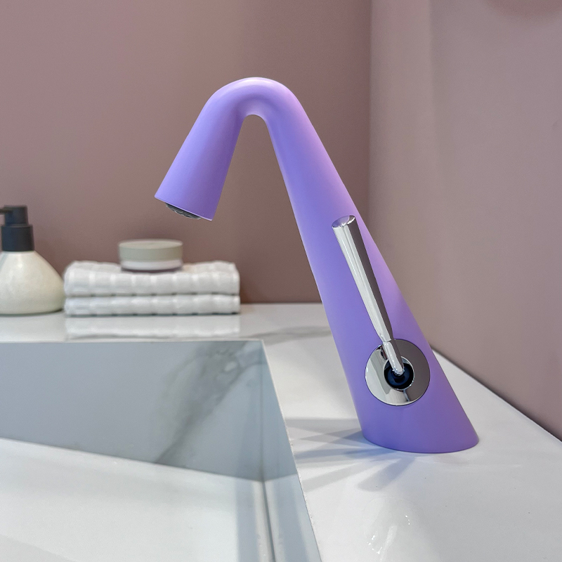 Italian Bathroom Art Basin Faucet Hot and Cold Water All-Copper Bathroom Balcony Faucet