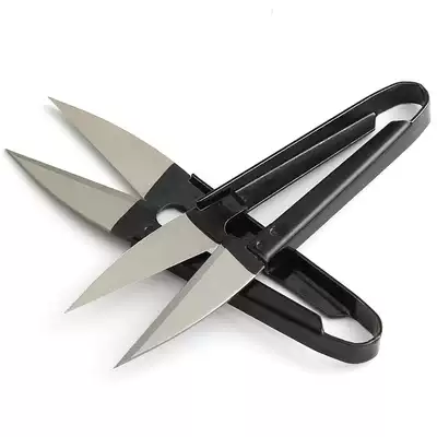 Household Small Scissors Scissors thread head small spring yarn scissors carbon steel U-shaped tailor scissors diy cross stitch handmade small scissors