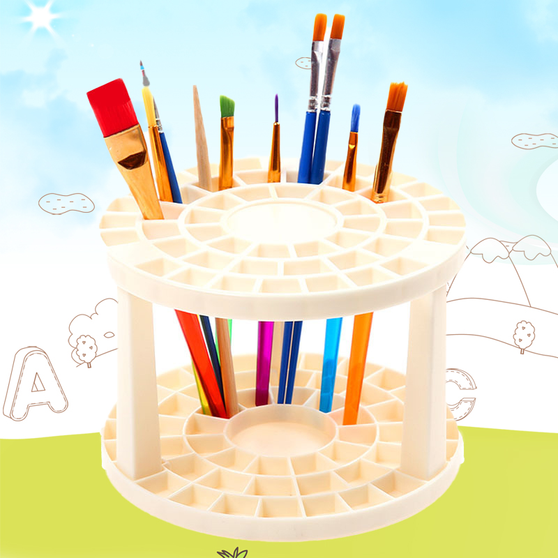 Multifunctional high-quality pen holder Children's pigment painting brush holder storage shelf Pen holder Brush storage tool