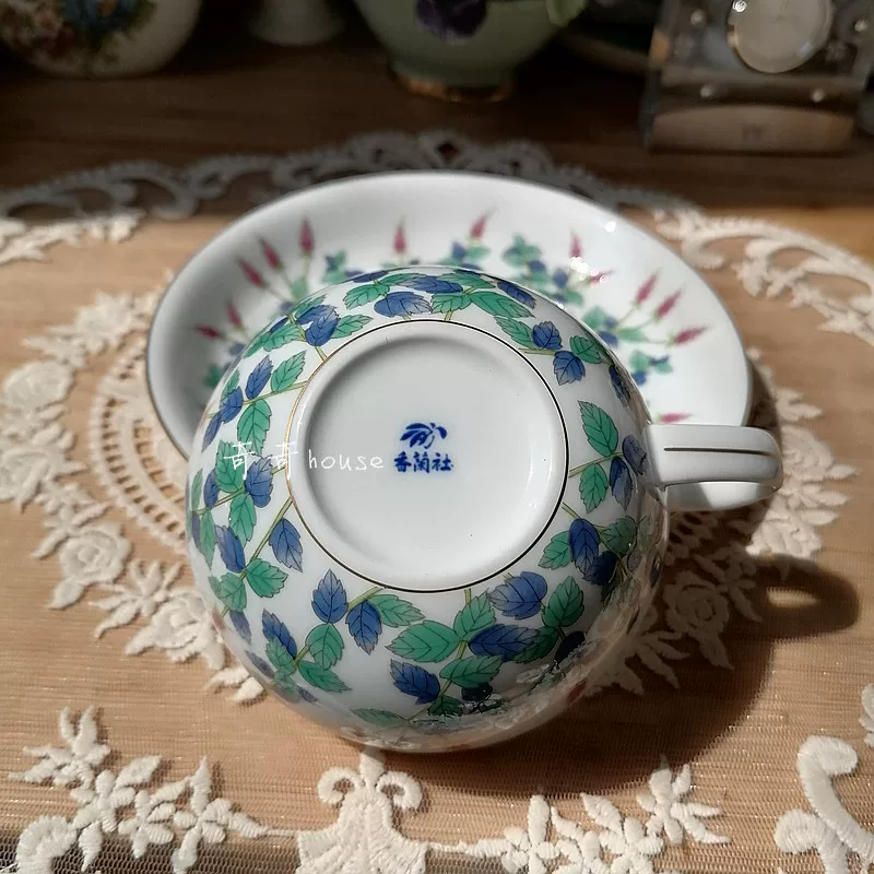 Кружка изbone china для кофе Japan Pandanshe Mint Mint, без оригинальной коробки, доставка бесплатно