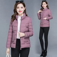 Легкий и тонкий короткий зимний пуховик с пухом, модная куртка для матери, 2021 года, городской стиль
