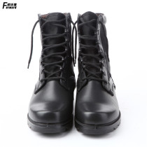 War boots black combat cowhide boots tactical boots high-end boots leather boots