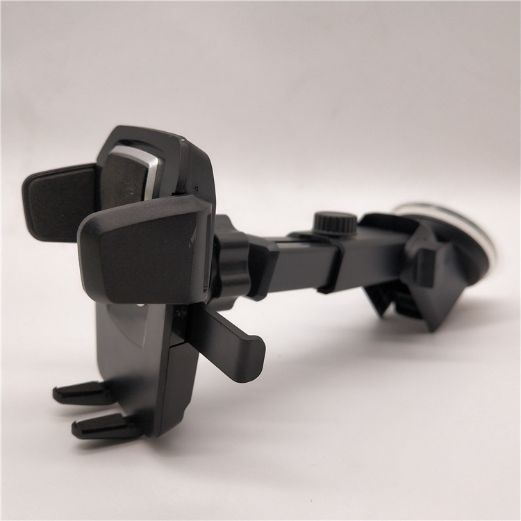 Xe có thể thu vào silicone hút cốc điều hướng khung clip cực dài thế hệ thứ hai máy biến áp khóa tự động khung điện thoại di động - Phụ kiện điện thoại trong ô tô giá treo điện thoại trên ô tô