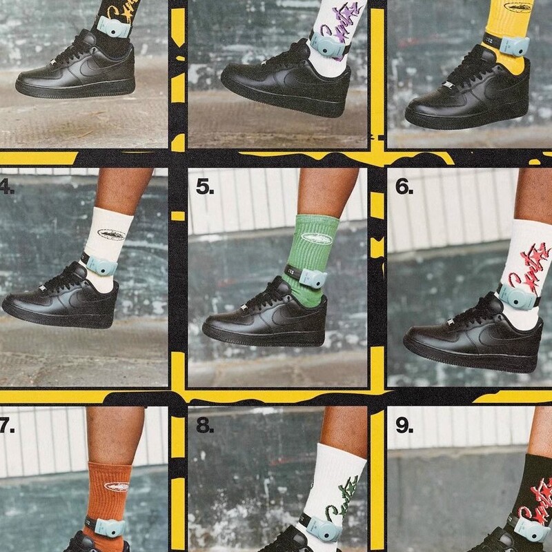 Corteiz Socks, Cotton Socks, Socks Worn by European and American Celebrities, Matching Ukdripdrill Hip-Hop Rap Street Style
