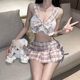 Sexy jk uniform suit pure lust temptation lingerie maid bed ຮ້ອນອາລົມມ່ວນ pajamas ງາມວິທະຍາເຂດເບິ່ງຜ່ານ