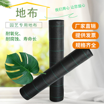 Gardening ground cloth anti-grass cloth weeding cloth anti-aging greenhouse Orchard cover grass-proof straw cloth mat permeable and durable