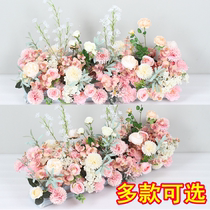 Lawn wedding road introduces new wedding big flower wedding auditorium decoration wedding scene road guide Flower