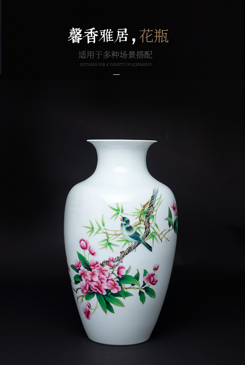 The Master of jingdezhen ceramics hand - made vases, flower arrangement sitting room of Chinese style household adornment handicraft furnishing articles TV ark