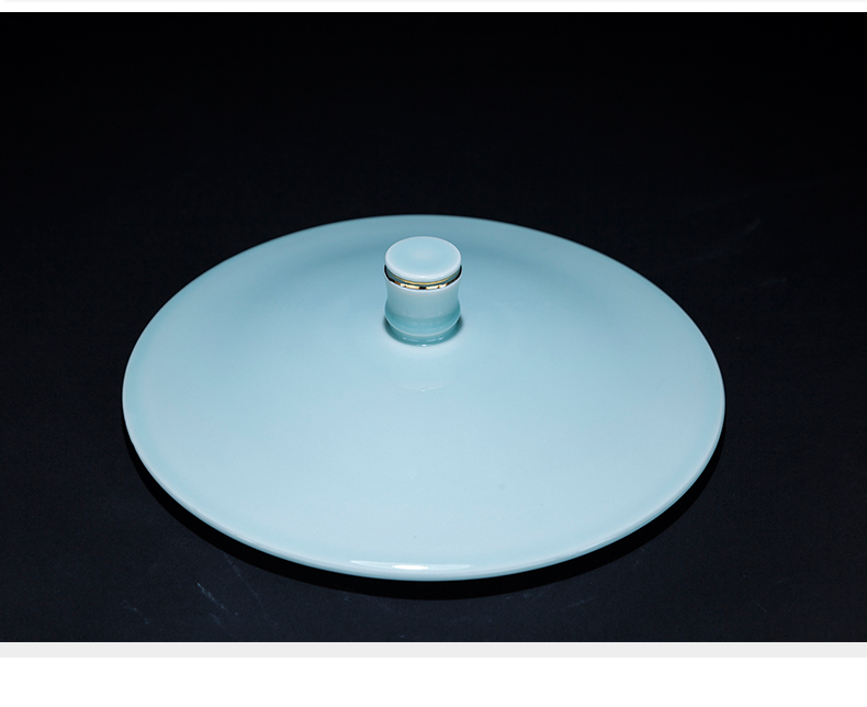 Jingdezhen ceramic fuels the caddy fixings seal will "bringing a large household storage jar with pu 'er tea storehouse