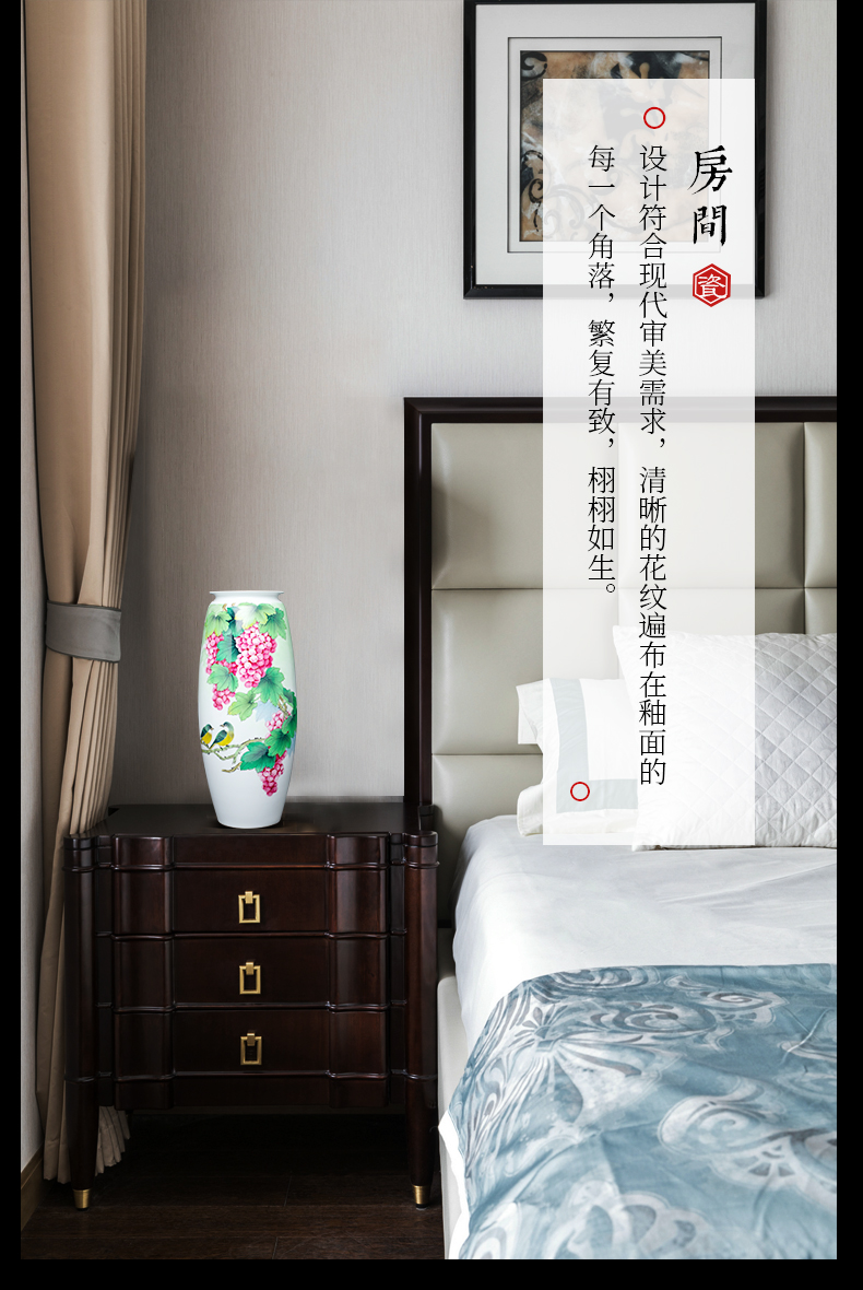The Master of jingdezhen ceramics hand - made vases, flower arrangement sitting room of Chinese style household adornment handicraft furnishing articles TV ark