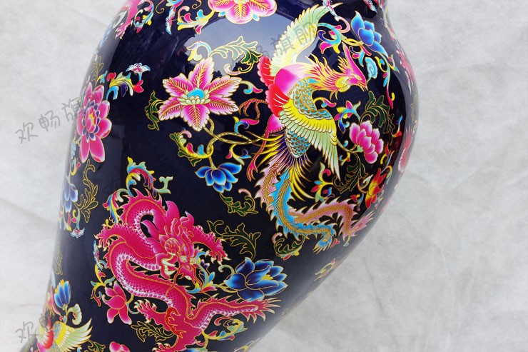 Aj34 jingdezhen ceramics in extremely good fortune of large vases, home sitting room adornment is placed new home decoration