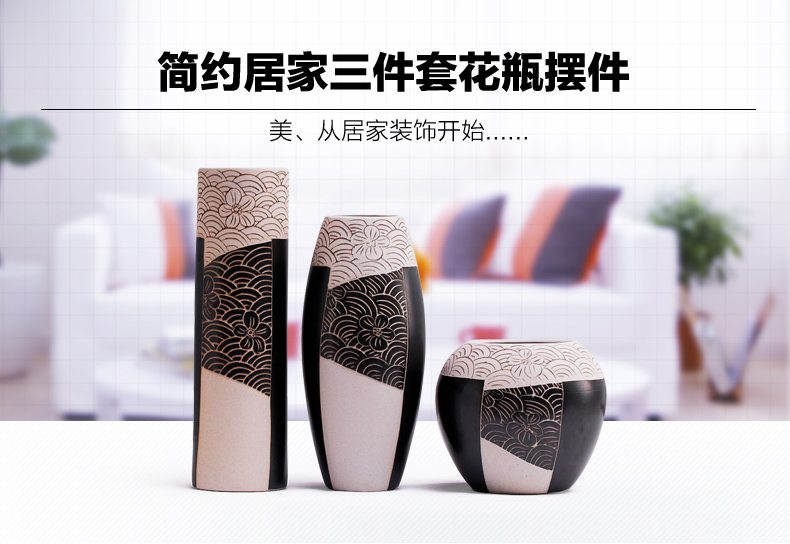 Merry modern creative ceramic vase wedding gift sy05 contracted sitting room adornment household decoration arts and crafts