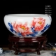 Jingdezhen gốm sứ vẽ tay tự do cá vàng bát nước nông bút rửa bát rùa hoa súng và đồ trang trí chậu thủy tiên sq0 - Trang trí nội thất