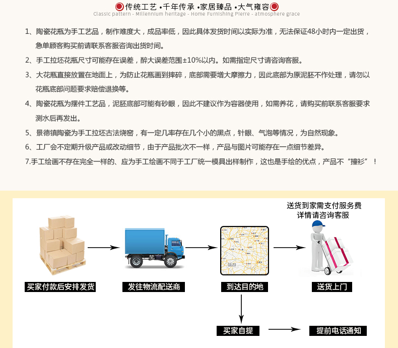 Archaize of jingdezhen ceramics powder enamel ears of large vases, Chinese style living room home decoration collection furnishing articles