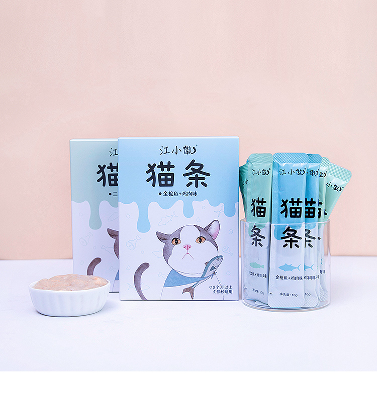 Jiang Xiaoao mèo ăn nhẹ chất lỏng hydrat mèo đồ ăn nhẹ mèo pudding mèo đóng hộp mèo vào thức ăn ướt mèo gói 16 - Đồ ăn nhẹ cho mèo hạt cho mèo
