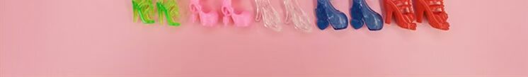 Giày búp bê phổ thông phụ kiện trang sức set đồ cho bé gái đồ chơi giày cao gót pha lê búp bê bjd