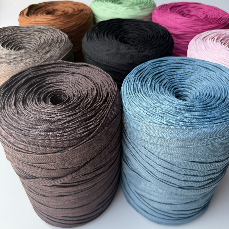 Polyester Cord for Tying, Bundling, and Securing with Non-Elastic Zipper Edges, Strong and Durable Polyester Cord for Tying, Bundling, and Securing with Non-Elastic Zipper Edges, Strong and Durable