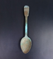 Bronze Bronze Ware Pure Bronze Spoon Antique Old Soup Spoon