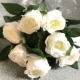 9 hoa hồng nhân tạo, hoa giả, hoa hồng, hoa lụa, bó hoa cưới, đường cưới, hoa, hoa handmade, hoa lớn - Hoa nhân tạo / Cây / Trái cây cây oliu giả