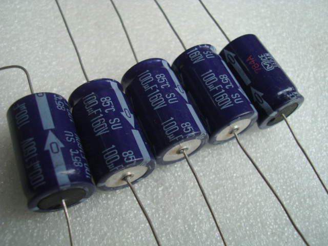 Japan JAPAN Panasonic 160V 100UF generation 150V 300B gallbladder cathode axial fever capacitor