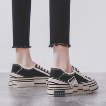 Sails Cloth Shoes Women 2021 New Spring Autumn Thick Shoes Children 100 Hitch Wu Jianhao Beggar Casual Board Shoes Ins Tide