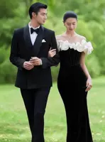 Серебряное платье