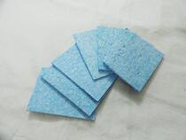 Blue quality eco-friendly electric soldering iron High temperature cleaning sponge except tin cotton round sponge square sponge
