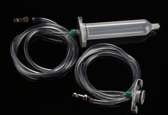 Japan-style syringe matching day type adapter IEI point rubber pipe gas connector Japan-style syringe sleeve head assembly