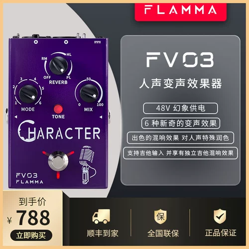 Flamma Electric Kitz гитарный эффект Lounge Guitar Single Accompanent Sound Effect Model FV03