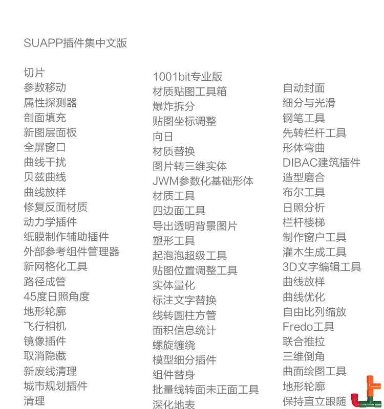 T2027 2020SU插件合集草图大师suapp设计安装自动封面教程建模...-4