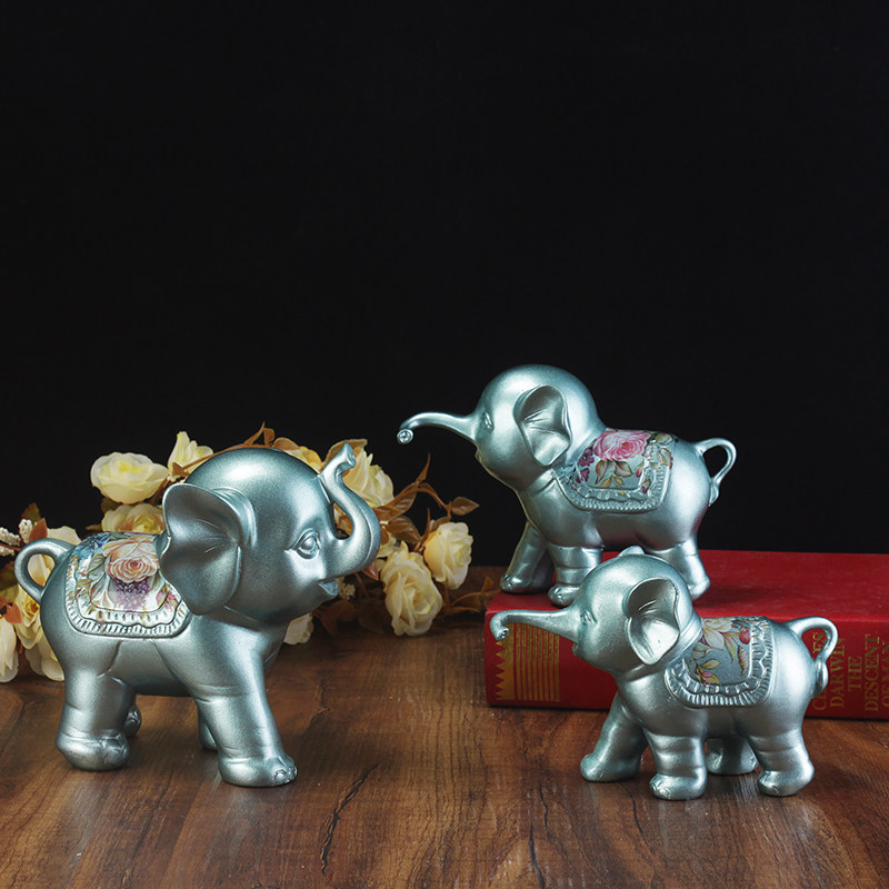 Eurostyle Creative Elephants Swing living room TV Wine Cabinet Decorations for the Three Elephant Wedding Gifts Three Little Elephants