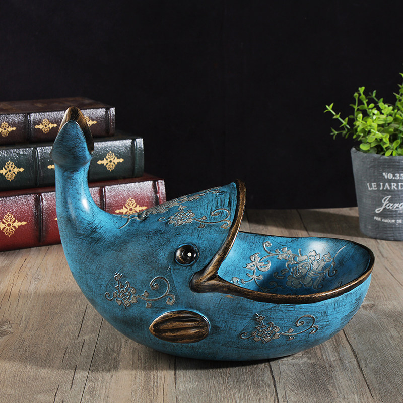 American retro-ancient Xuanguan Shoe cabinet Upper creative containing swing piece European-style living-room tea table hem with keys Merchants gift