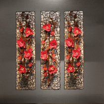 Retro wall ornaments Southeast Asian style wall decoration living room background wall dry flower wall wall decoration Chinese porch Wall wall hanging