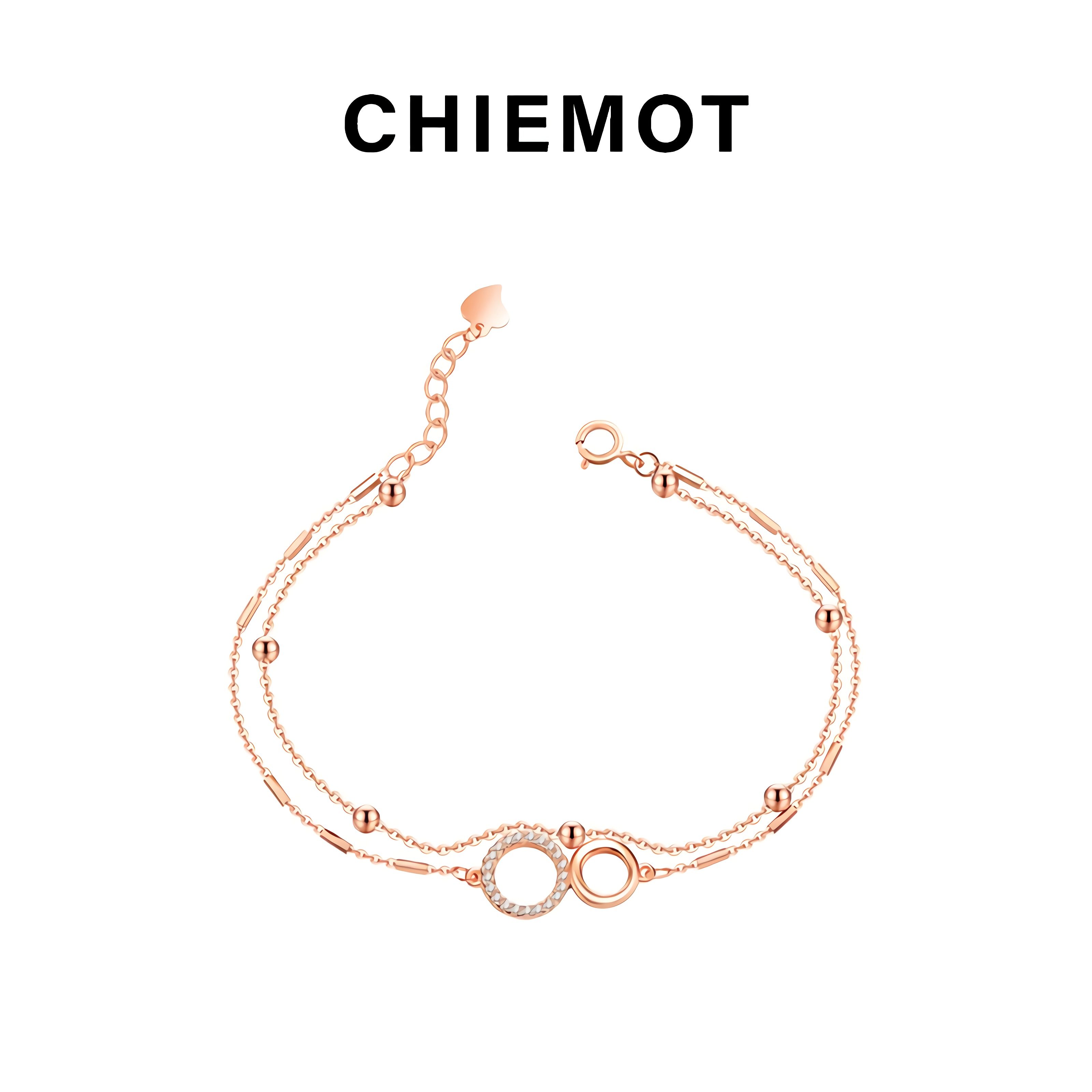 Small Brute Waist Handmade Girl Pure Silver Inins Small Crowddesign Beads Bracelet Senior Sensation 520 Valentine's Day gift to girlfriend