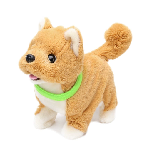 iwaya电动小狗狗玩具会叫会跑毛绒仿真狗儿童玩具女孩电子宠物