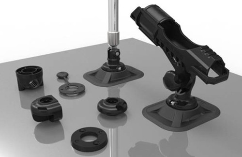 Multifunctional high-end fishing rod bracket rubber boat sailing yacht speedboat assault boat special fishing rod rack fishing rod seat